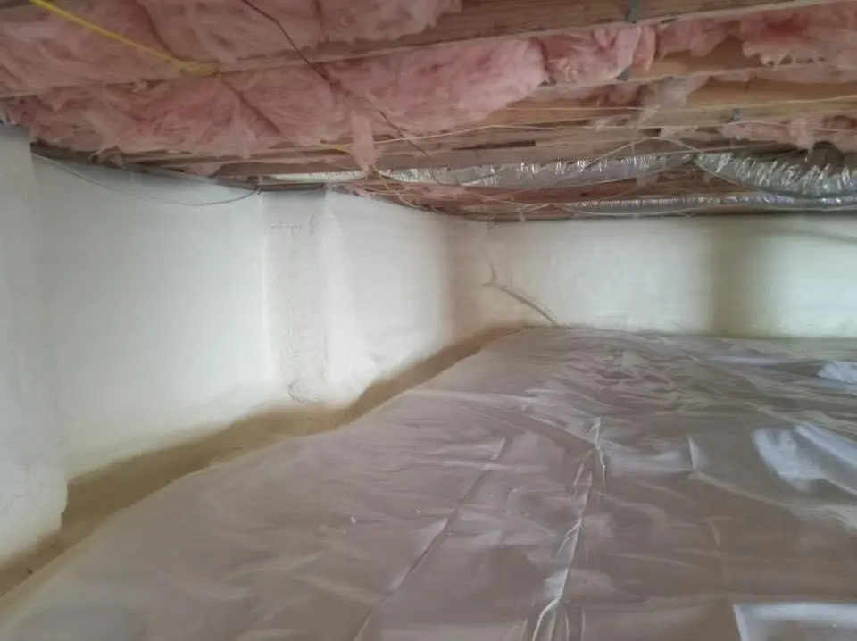 Crawl space encapsulation with closed-cell spray foam for Roof Maintenance in Princeton